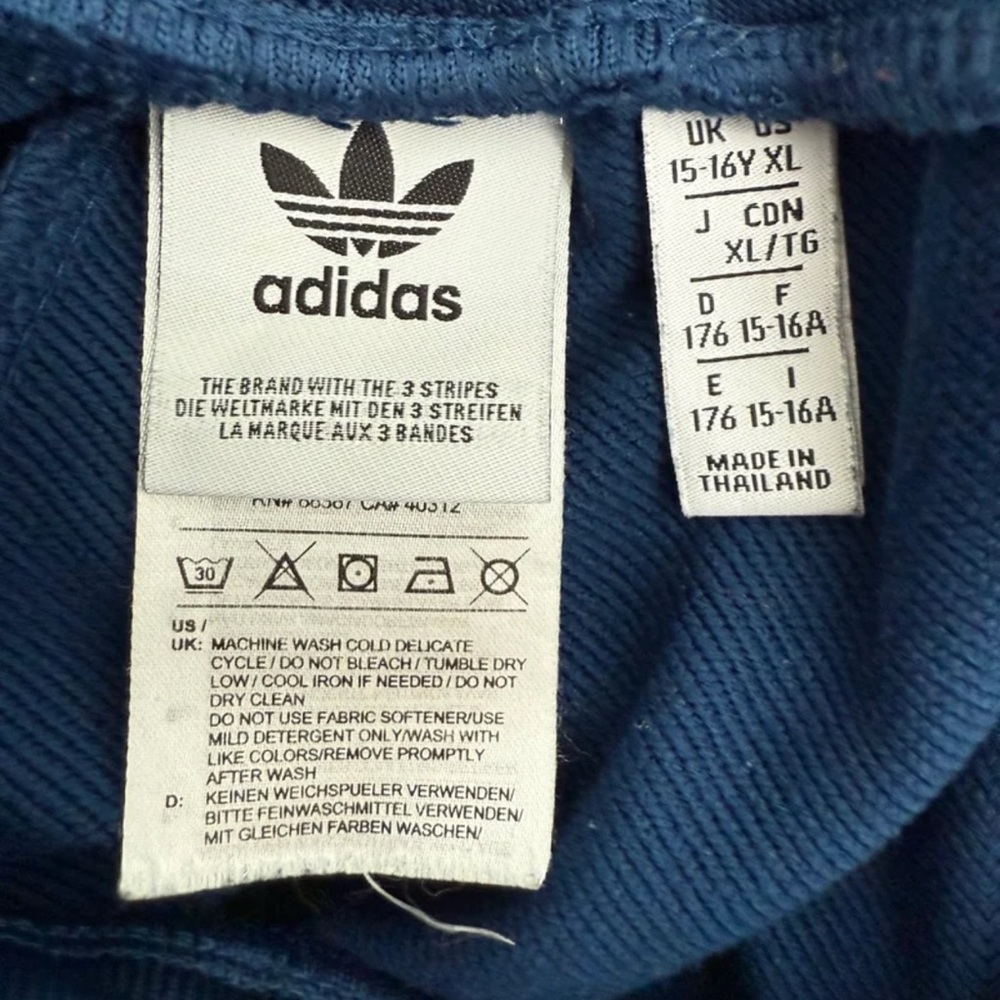 ADIDAS ORIGINALS ADICOLOR CLASSICS SST
TRACK PANTS WITH WHITE LOGO XL YOUTH - Picture 9 of 9
